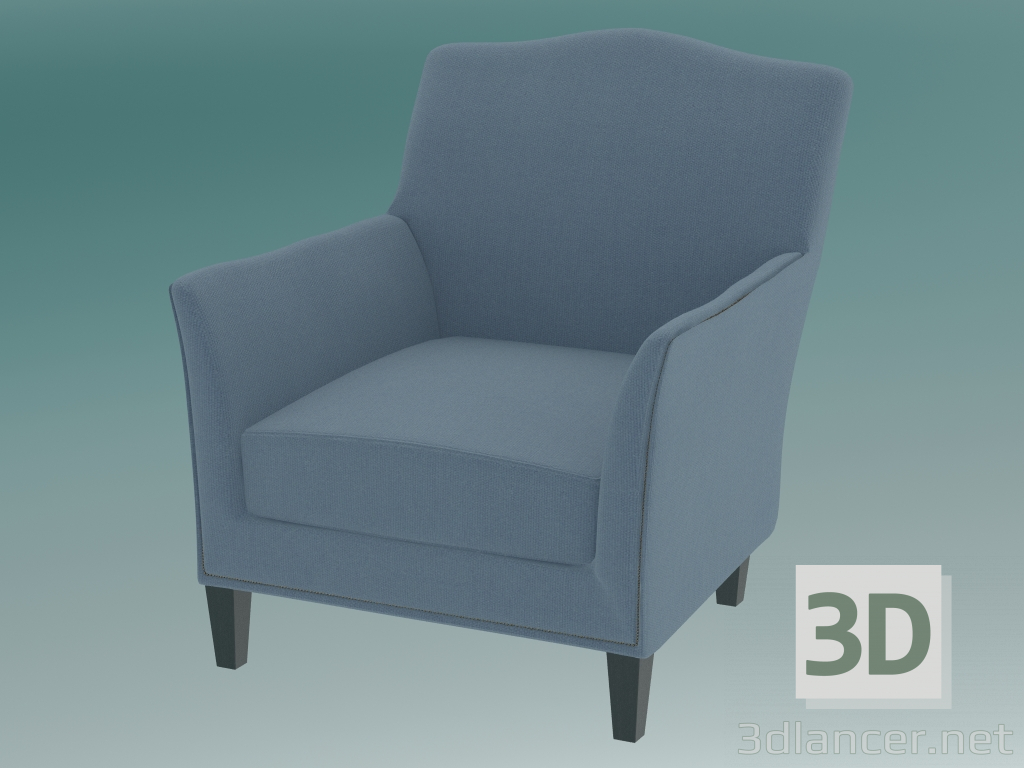 3d модель крісло Кентербері – превью
