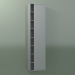 3d model Wall cabinet with 1 right door (8CUCFCD01, Silver Gray C35, L 48, P 24, H 192 cm) - preview