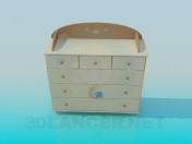 Chest of drawers for children's room