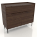 modèle 3D Commode 1000x400 mm (noyer foncé) - preview