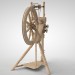 3d model wool spinner - preview