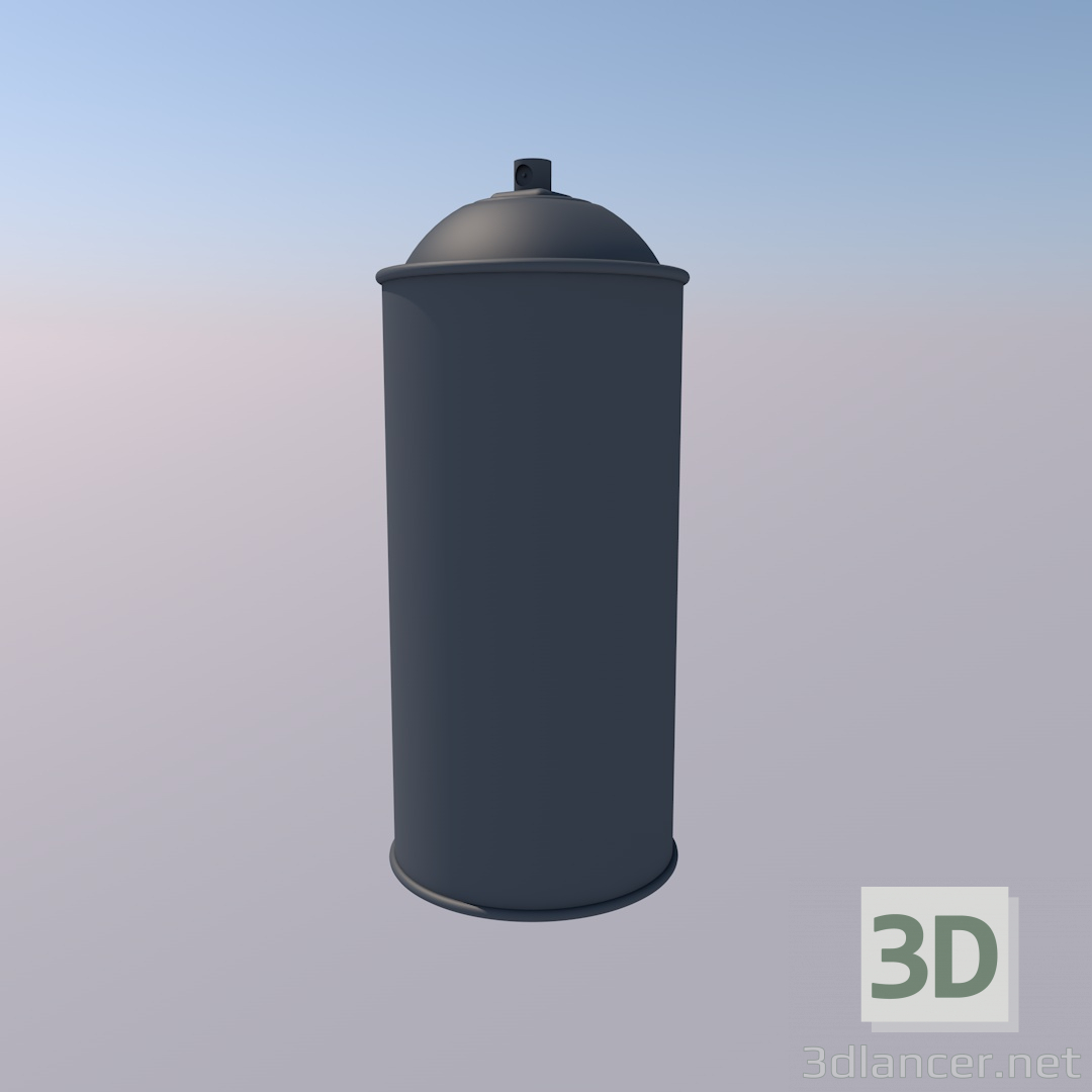3d model Paint can - preview