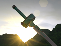 Lanbent ligth, espada de asuna sword art online
