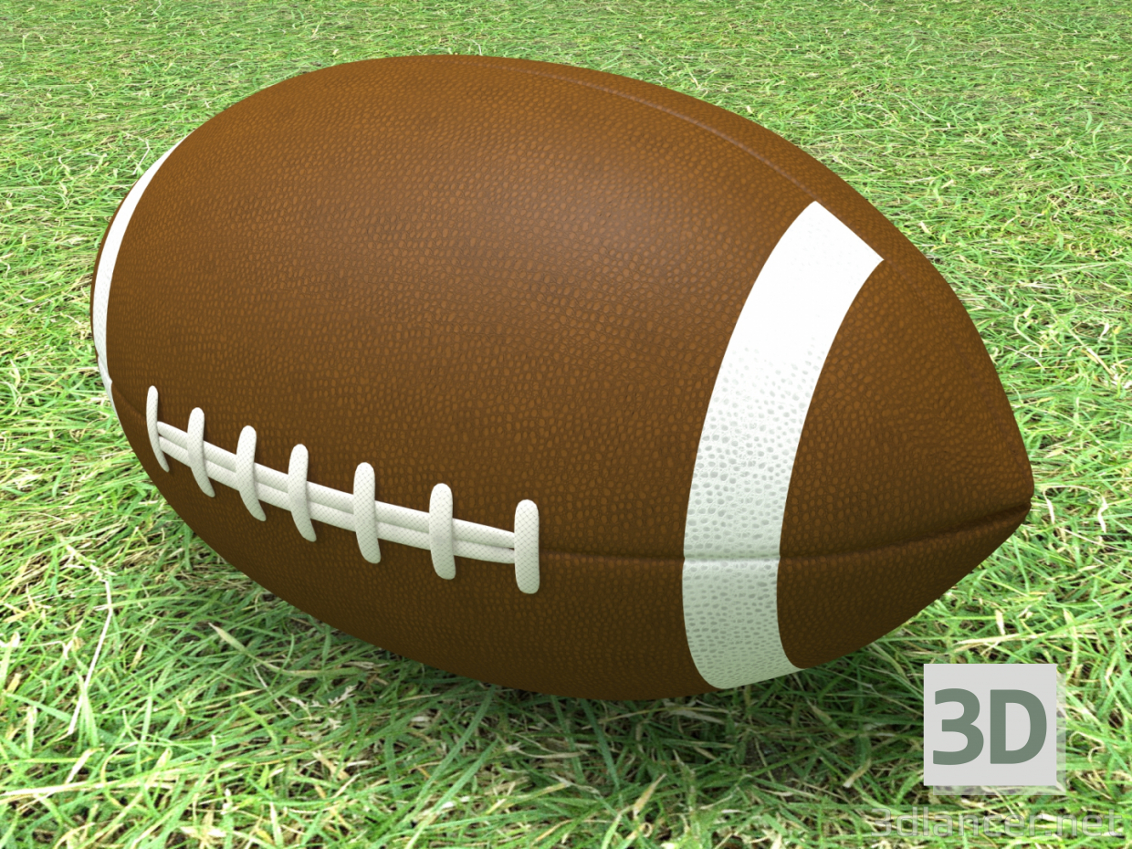 modello 3D di Palla da rugby comprare - rendering