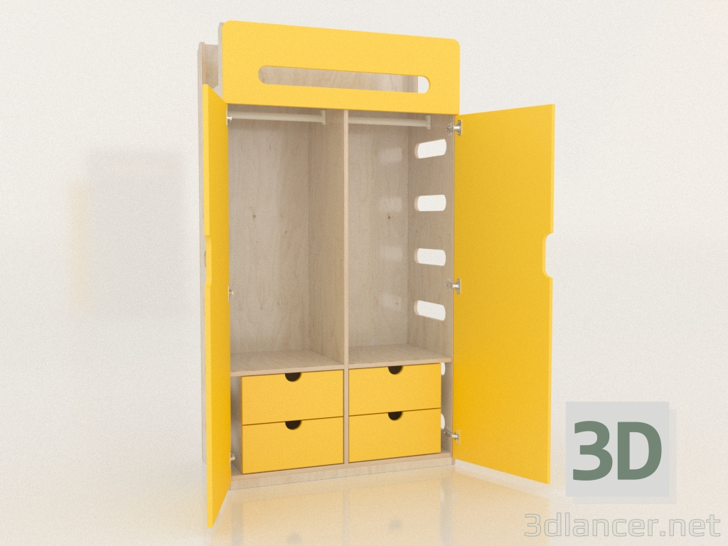 3d модель Шкаф платяной открытый MOVE WE (WYMWE1) – превью