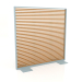 3d model Partition made of artificial wood and aluminum 150x150 (Roble golden, Blue gray) - preview