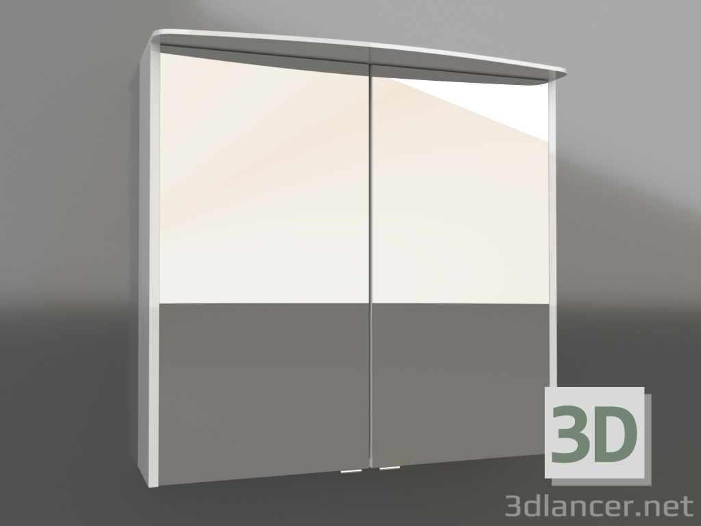 modèle 3D Armoire à miroir 80 cm (NER0408) - preview