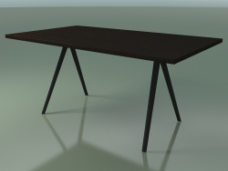 Table rectangulaire 5431 (H 74 - 90x160 cm, pieds 150 °, plaqué L21 wengé, V44)