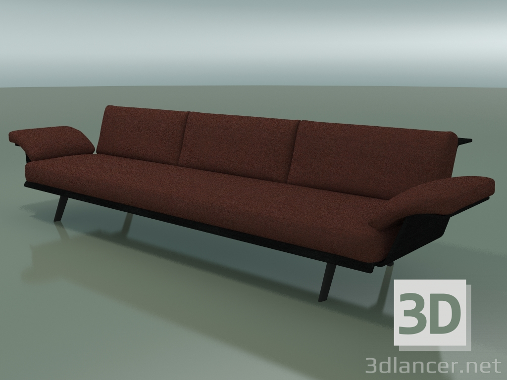 3D modeli Merkezi modül Lounge 4405 (L 270 cm, Siyah) - önizleme