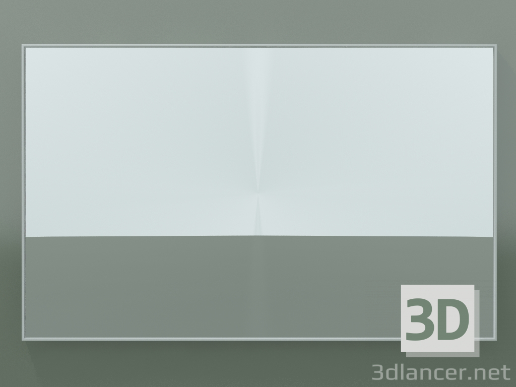modello 3D Specchio Rettangolo (8ATDL0001, Glacier White C01, Н 60, L 96 cm) - anteprima
