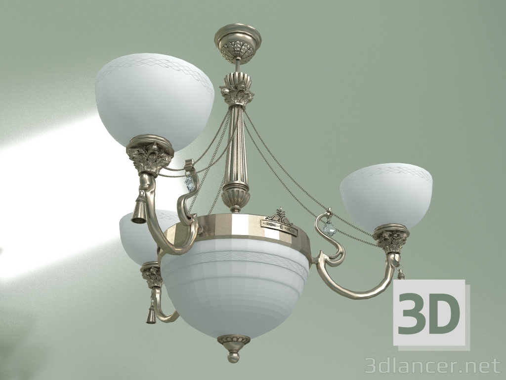 modèle 3D Lustre ROMA KLOSZ ROM-ZW-3 + 1 (P) - preview