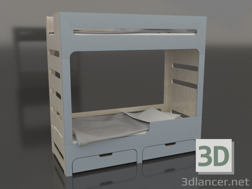 3D Modell Etagenbett MODE HR (UQDHR1) - Vorschau