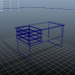 modèle 3D Table en bois - preview