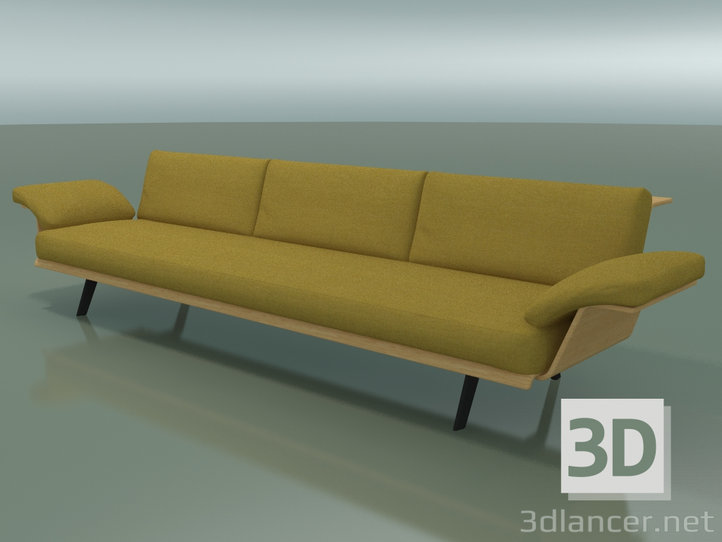 3D Modell Zentralmodul Lounge 4405 (L 270 cm, natürliche Eiche) - Vorschau
