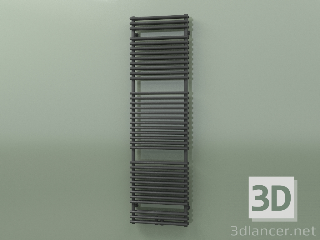 3D modeli Isıtmalı havlu askısı - Apia (1764 x 500, RAL - 9005) - önizleme