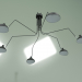 3D modeli Tavan lambası Spider Mouille 6 ışık (siyah) - önizleme