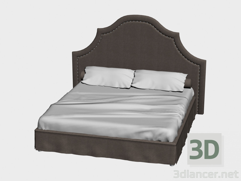 3 डी मॉडल विंटेज बेड (235х21 9) - पूर्वावलोकन