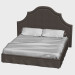3d модель Ліжко Vintage (235х219) – превью