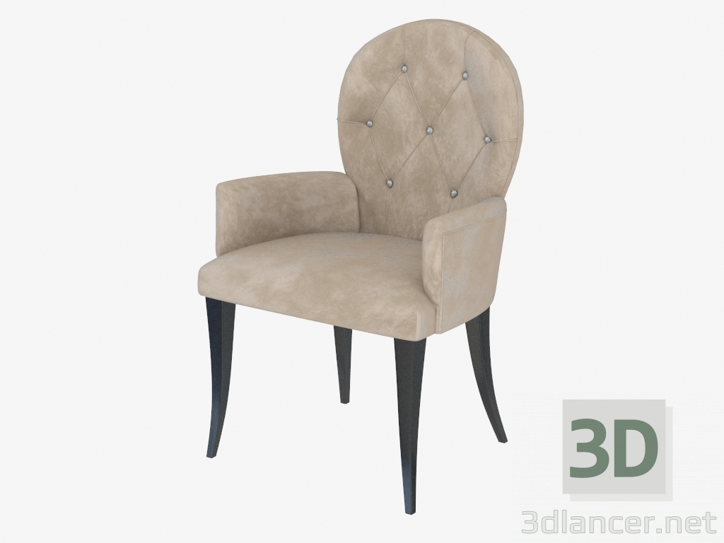 3d model Armchair leather NOBILITY - preview