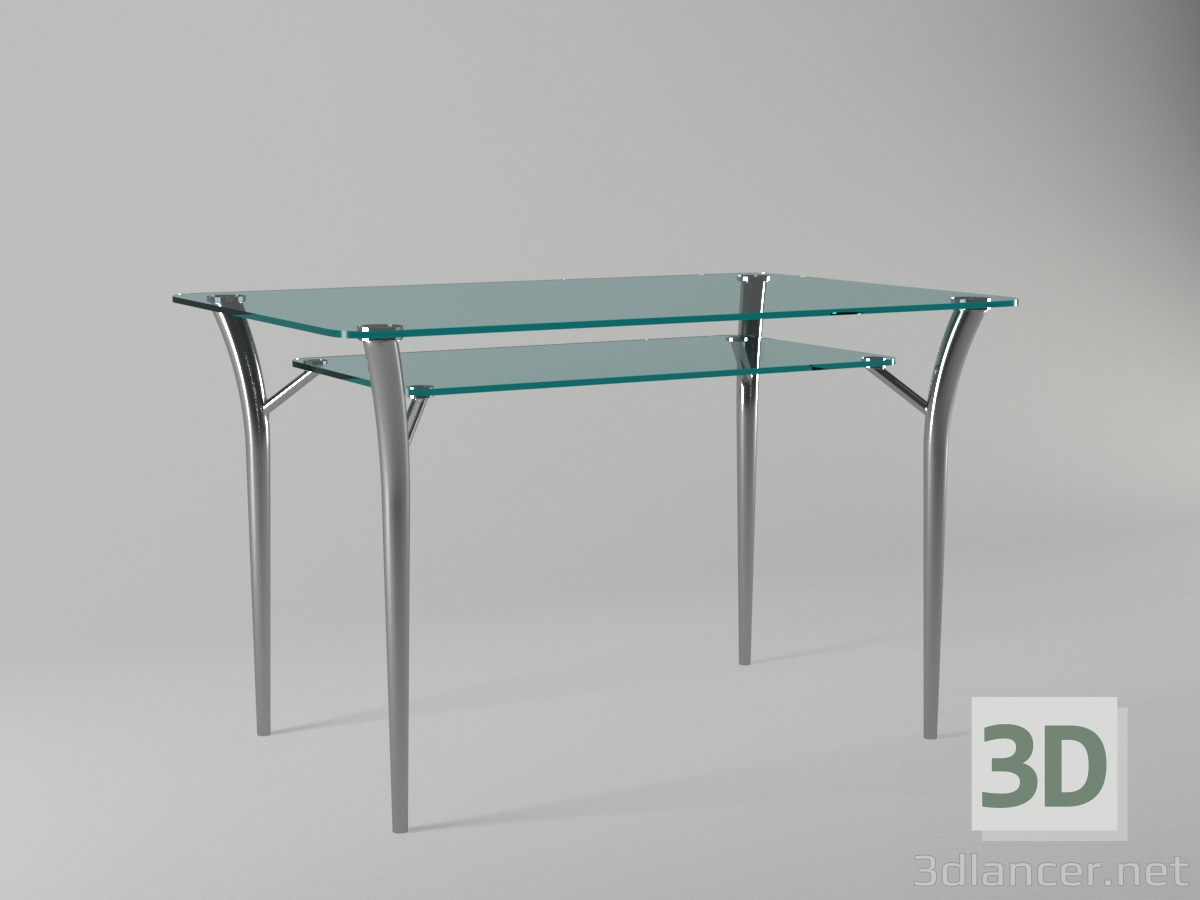 3d model kitchen table - preview
