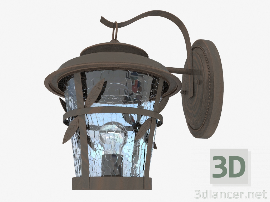 3d модель Уличный настенный светильник Aletti (4052 1W) – превью