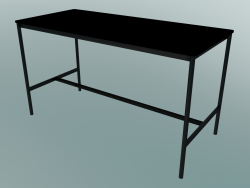 Rechteckiger Tisch Base High 85x190x105 (Schwarz)