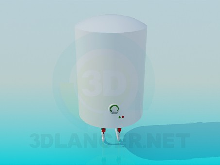 3d model Calentador de agua eléctrico - vista previa