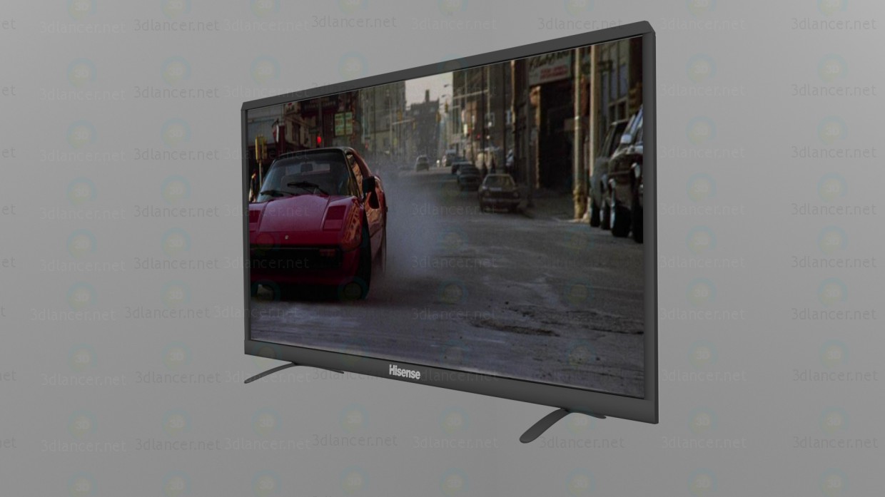 LCD TV Hisense N50K3801 3D modelo Compro - render