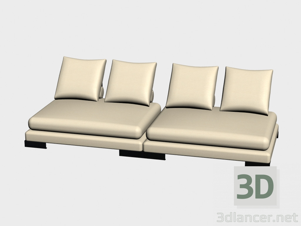 3D Modell Modular Sofa-Website (II-Variante) - Vorschau