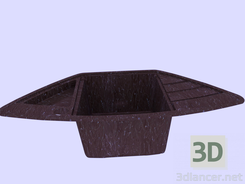 3D Modell Küchenspüle - Vorschau