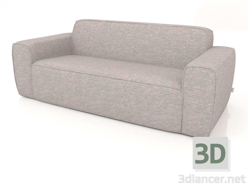 modèle 3D Canapé 2,5 places Bor (Gris) - preview