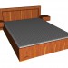 3d model Bed 160x220 - preview
