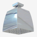 3d model Trapezoidal shower head (36151) - preview