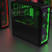 PC de baja poli 3D modelo Compro - render