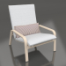 modèle 3D Chaise longue à dossier haut (Sable) - preview