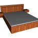 3d model Bed 160x200 - preview