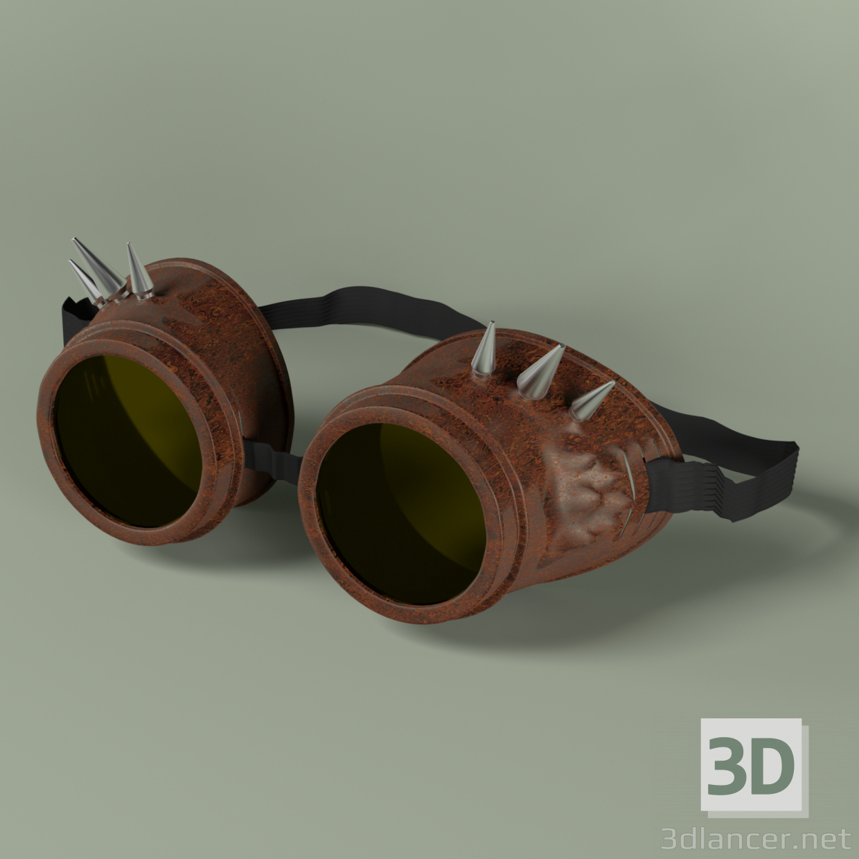 3D Gözlük camları modeli satın - render