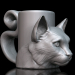 modèle 3D de Tasse - chat acheter - rendu