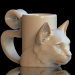 3d Mug - cat model buy - render