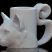Taza - gato 3D modelo Compro - render