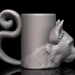 3D kupa - kedi modeli satın - render