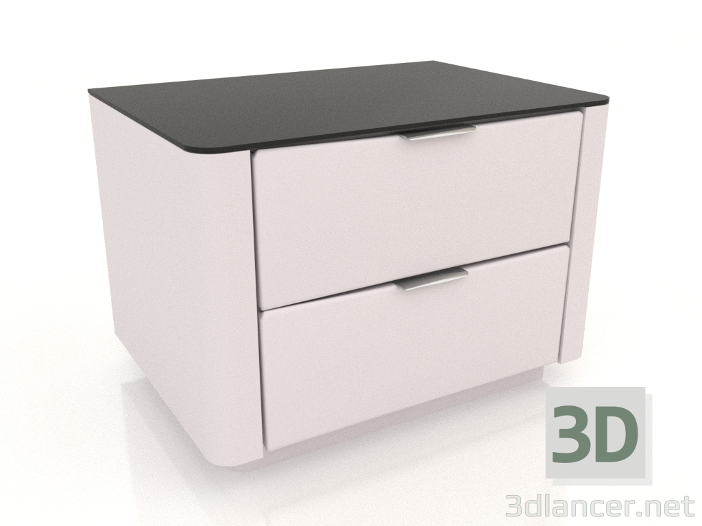 modèle 3D Table de chevet HENDRIX (éco-cuir K260) - preview