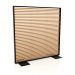 3d model Partition made of artificial wood and aluminum 150x150 (Roble golden, Black) - preview