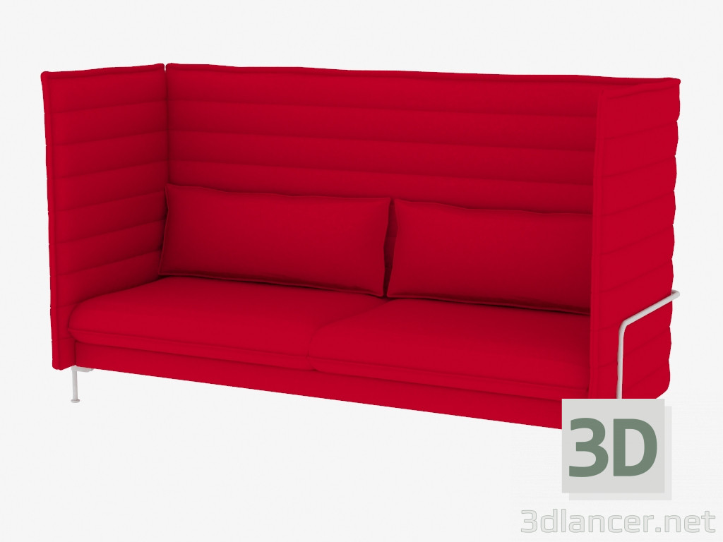 3d model Sofa modern Alcove Highback - preview