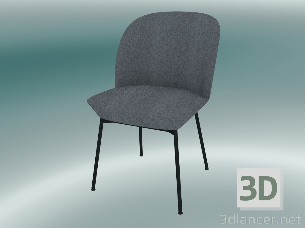 Modelo 3d Cadeira Oslo (ainda 161, preto antracite) - preview