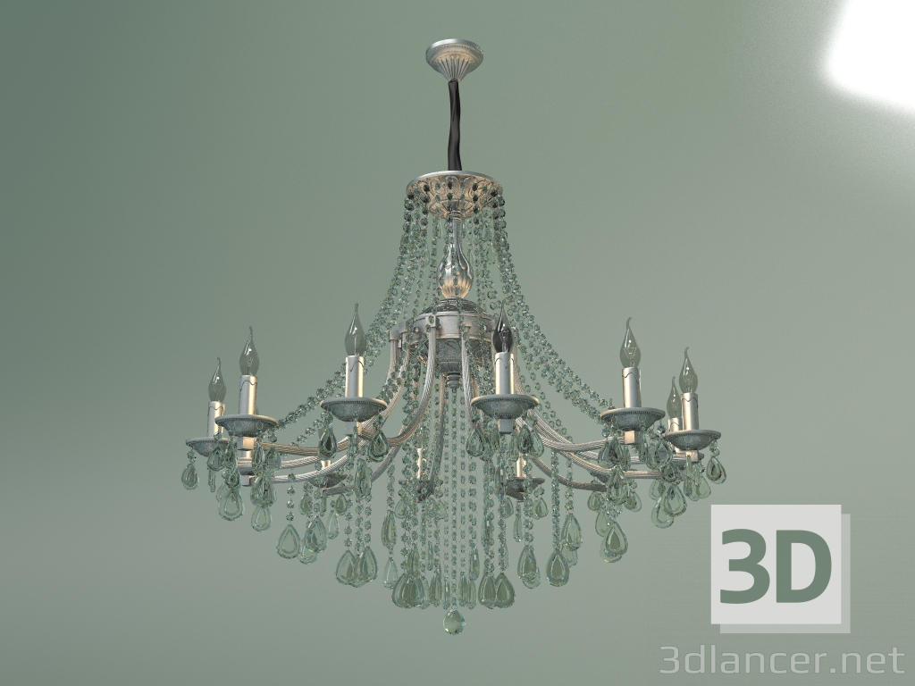 3d model Hanging chandelier Liguria 314-12 Strotskis - preview