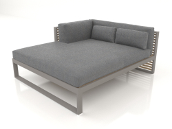 XL modular sofa, section 2 left (Quartz gray)