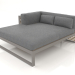 3d model XL modular sofa, section 2 left (Quartz gray) - preview