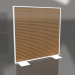 3d model Partition made of artificial wood and aluminum 150x150 (Roble golden, White) - preview