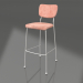 3d model Bar stool Benson 75.5 cm (Pink) - preview